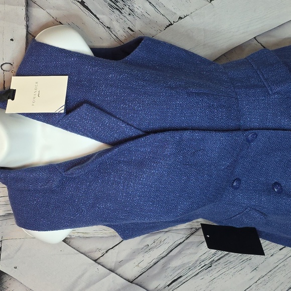 Pomander Place Sleeveless Navy Tweed Campbell Romper Numerous Sizes Available - Picture 5 of 10